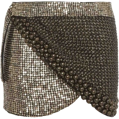 Pre-owned Isabel Marant Silk Mini Skirt In Black