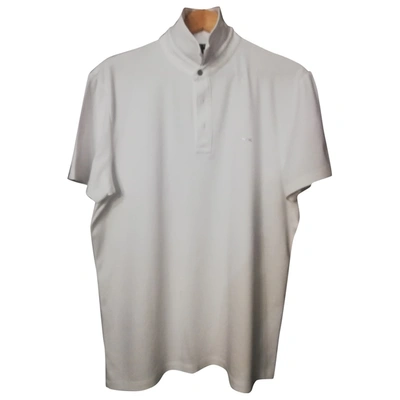 Pre-owned Michael Kors Polo Shirt In White