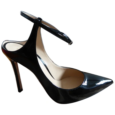 Pre-owned Gianvito Rossi Patent Leather Heels In Black