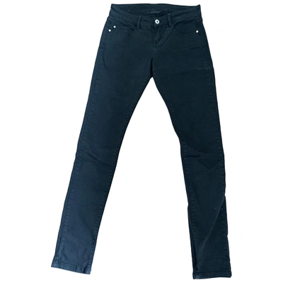 Pre-owned Pinko Slim Jeans In Black
