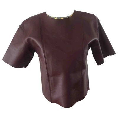 Pre-owned Alexander Wang T Leather Top In Other