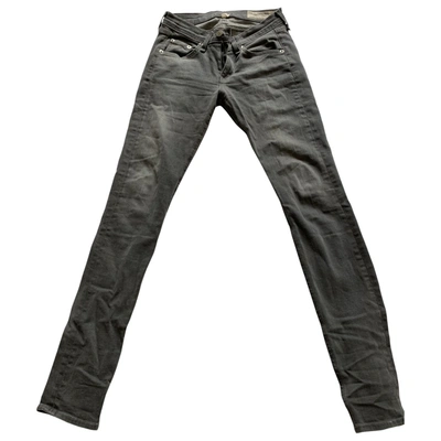 Pre-owned Rag & Bone Slim Jeans In Grey