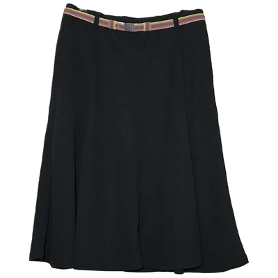 Pre-owned Marc Cain Mid-length Skirt In Black
