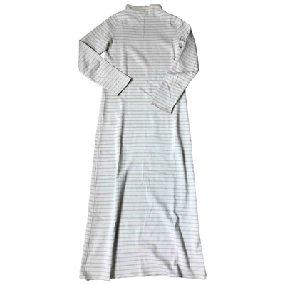 Pre-owned Petit Bateau Maxi Dress In Beige