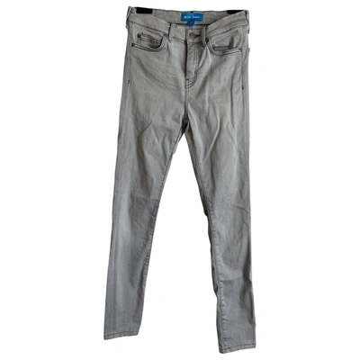 Pre-owned M.i.h. Jeans Grey Cotton - Elasthane Jeans