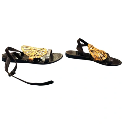 Pre-owned Maiyet Leather Sandal In Brown