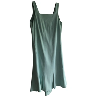 Pre-owned Patrizia Pepe Mid-length Dress In Turquoise