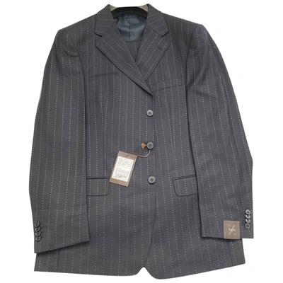 Pre-owned Z Zegna Blue Wool Suits