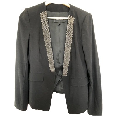 Pre-owned Bcbg Max Azria Black Polyester Jacket