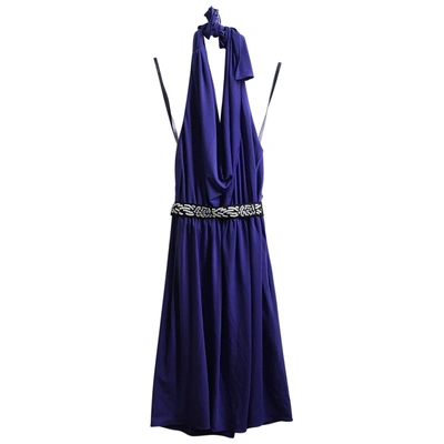 Pre-owned Vera Wang Mid-length Dress In Purple