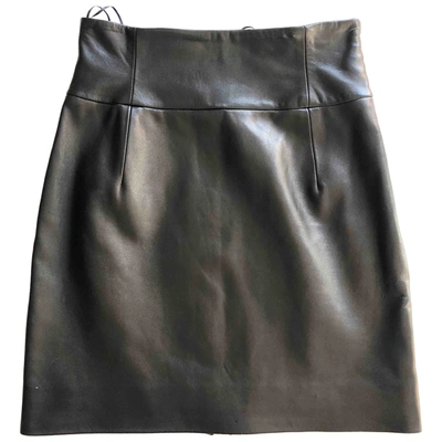 Pre-owned Alexandre Vauthier Leather Mini Skirt In Other