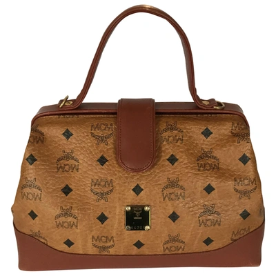 Pre-owned Mcm Leather Handbag In Brown