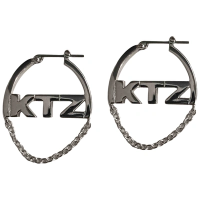 Pre-owned Ktz Silver Metal Earrings