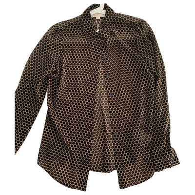 Pre-owned Michael Kors Silk Blouse In Brown