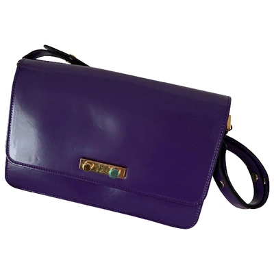 Pre-owned Marni Purple Leather Handbag