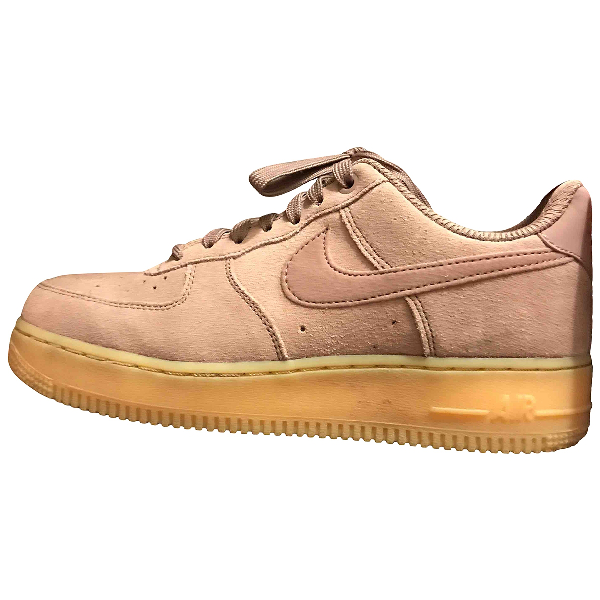 Pre-Owned Nike Air Force 1 Pink Velvet Trainers | ModeSens