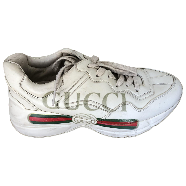 gucci rhyton trainers