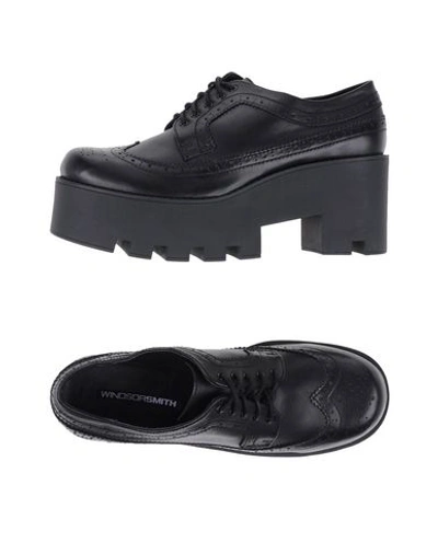 Windsor Smith Laced Shoes In Black