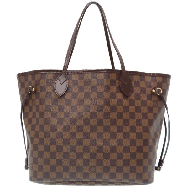 Pre-Owned Louis Vuitton Neverfull Black Cloth Handbag | ModeSens