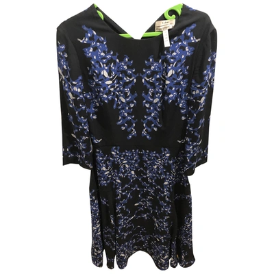 Pre-owned Erdem Silk Mini Dress In Blue