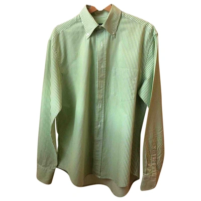 Pre-owned Corneliani Shirt In Green