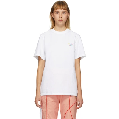 Martine Rose Ssense Exclusive White The Intelligent Choice T-shirt