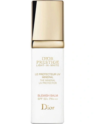 Dior Prestige Light-in-white The Mineral Uv Protector Blemish Balm Spf 50+ Pa+++