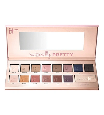 It Cosmetics - Naturally Pretty Romantics Matte Luxe Transforming Eyeshadow Palette 13.02g/0.456oz In Green