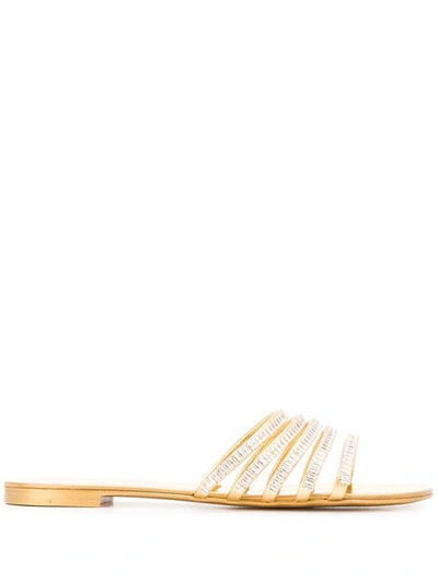 Giuseppe Zanotti Design Women's Gold Leather Sandals