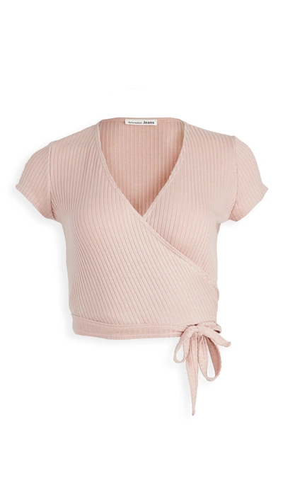 Reformation Flora Top In Blush