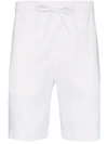 Frescobol Carioca Felipe Sport Linen Shorts In White