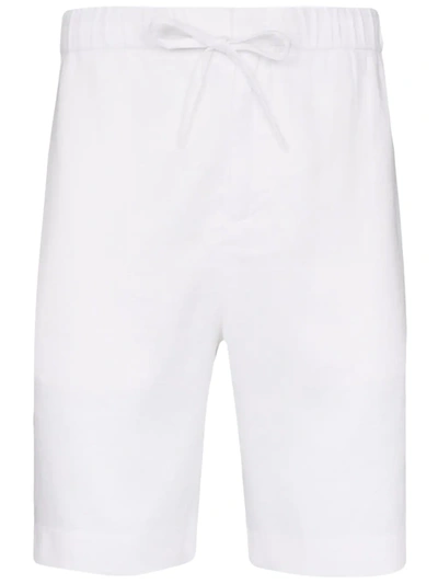 Frescobol Carioca Felipe Sport Linen Shorts In White