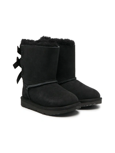 Ugg Kids' Bailey Bow Ii Boots In Black