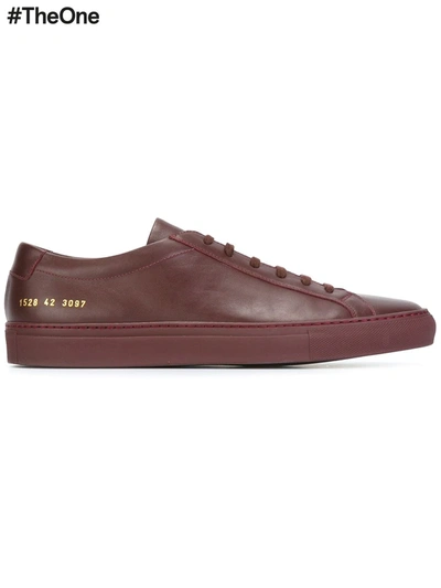 Common Projects Lace-up Sneakers In Pink