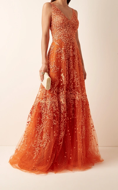 silvia tcherassi orange dress Silvia Tcherassi M'o Exclusive Jenna Dress In Orange
