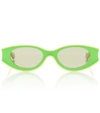 Loewe Paula's Ibiza Round-frame Acetate Sunglasses In Green