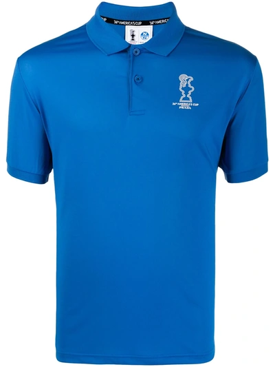 Prada X 36th America's Cup Presented By  Polo Shirt In Blue