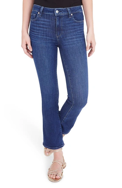 Paige Colette Crop Flare Jeans In Blue