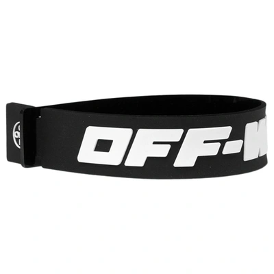 Pre-owned Off-white Industrial Bracelet Black/white