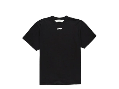 Pre-owned Off-white  Slim Fit Airport Tape T-shirt Black