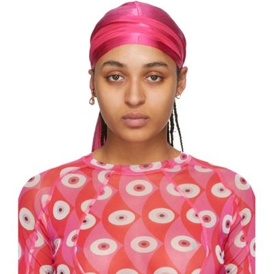 Gmbh Pink Silk Emel Headscarf