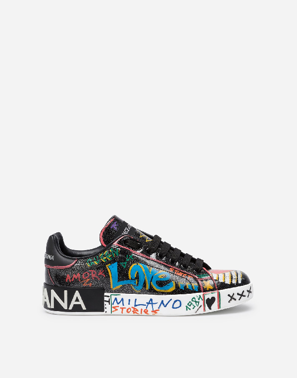 sneakers with writing on them