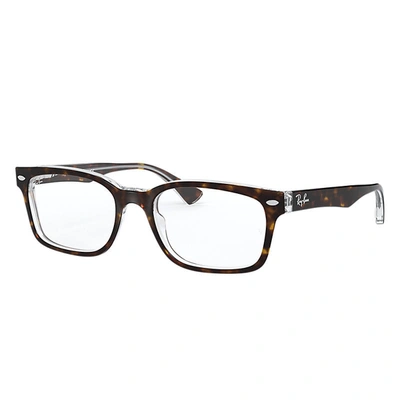 Ray Ban Rb5286 Eyeglasses Tortoise Frame Clear Lenses 51-18