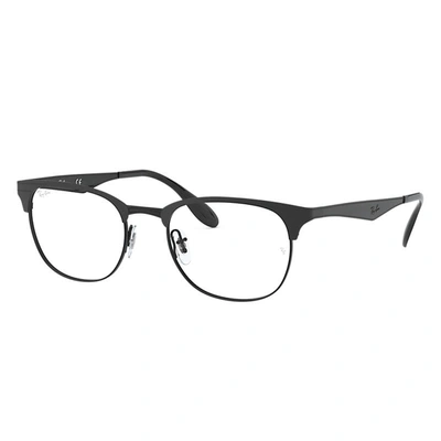 Ray Ban Rb6346 Eyeglasses Black Frame Clear Lenses Polarized 52-19