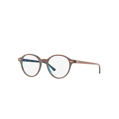 Ray Ban Dean Eyeglasses Light Brown Frame Clear Lenses Polarized 50-19
