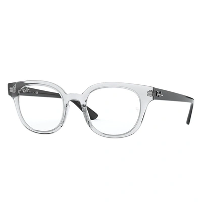 Ray Ban Rb4324v Eyeglasses Black Frame Clear Lenses Polarized 50-21
