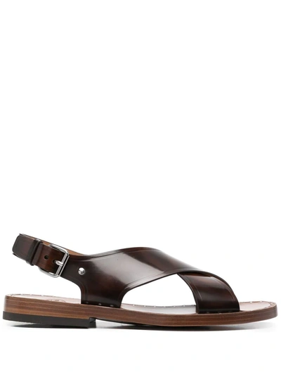 Church's Dainton Crossover Sandals In Brown