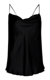 Atm Anthony Thomas Melillo Women's Charmeuse Silk Cowl Neck Camisole In Black