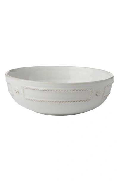 Juliska Berry & Thread Ceramic Coupe Bowl In Whitewash