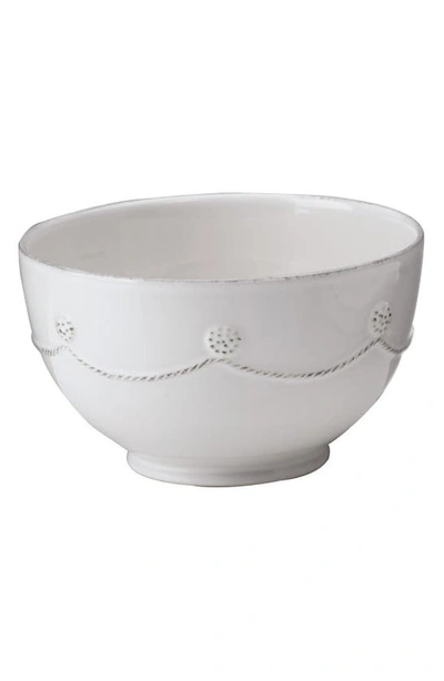 Juliska Berry & Thread Round Ceramic Cereal/ice Cream Bowl In White